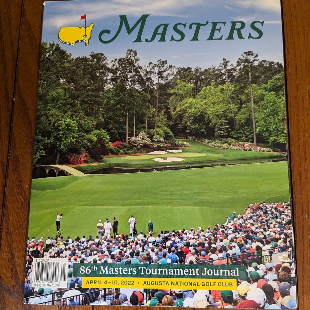 Share 86th Masters Tournament Journal April 4-10, 2022 Augusta National Golf Clu